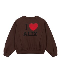 Meisjes sweater bruin