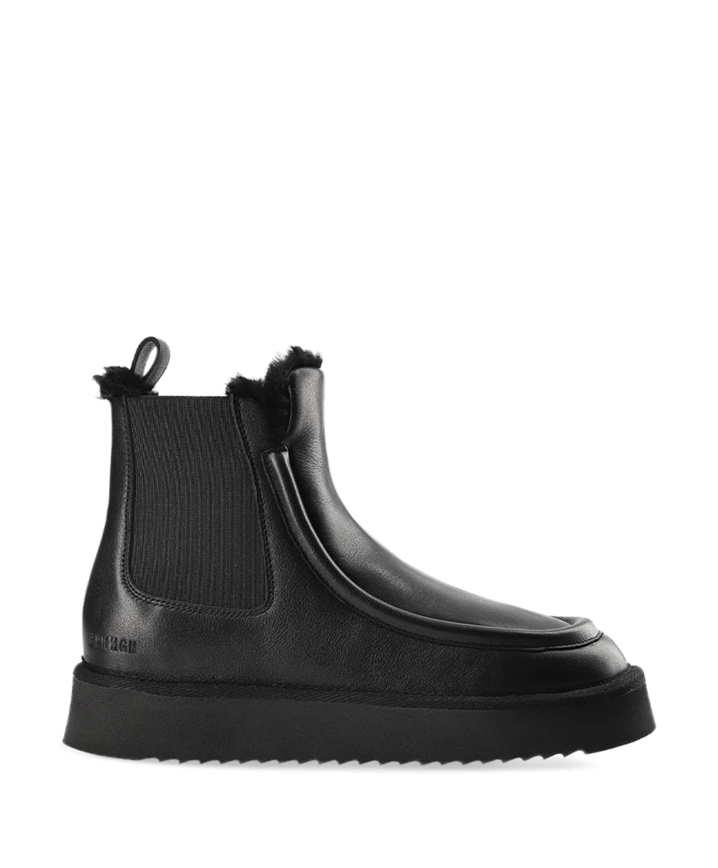 dames enkellaarzen zwart