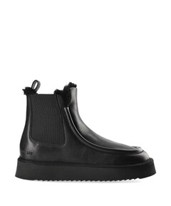 dames enkellaarzen zwart