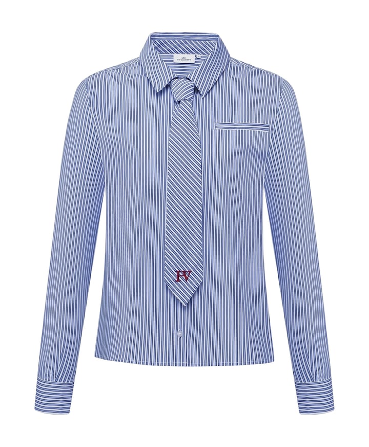 Dames blouse blauw