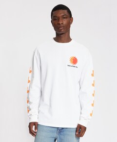 Heren longsleeve wit