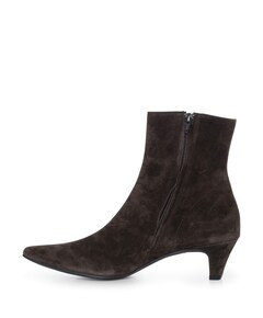 dames enkellaarzen bruin