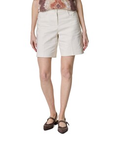 Ava L8 inch dames korte broek ecru