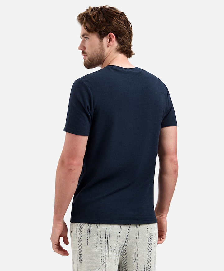 Heren T-shirt blauw