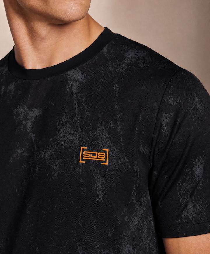 Heren t-shirt zwart