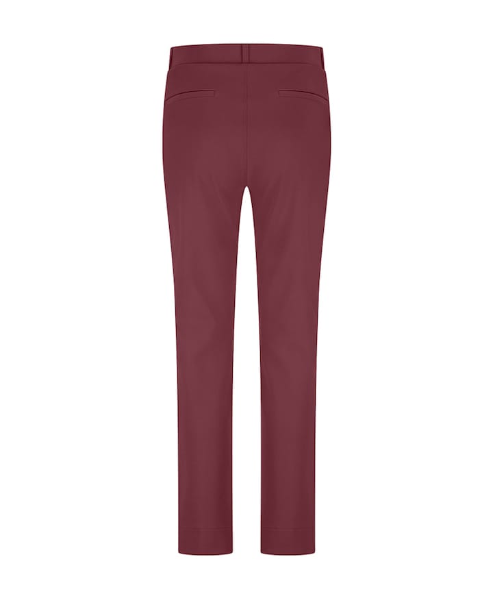Anne bonded broek bordeaux