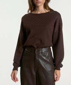 Dames trui bruin
