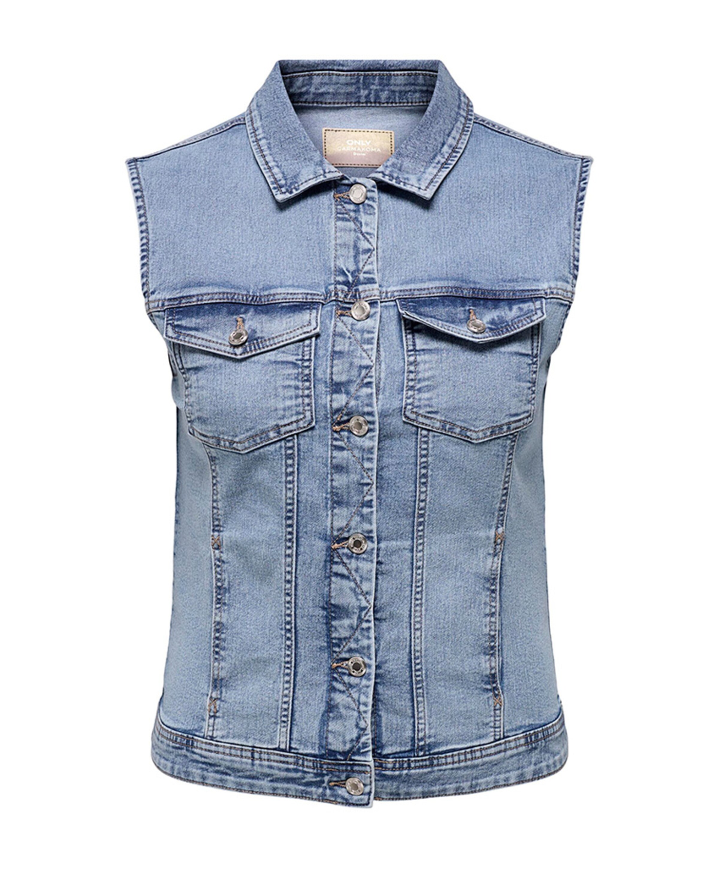 Dames gilet blauw