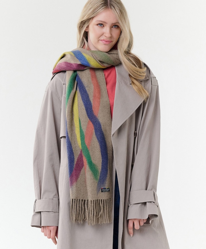 Dames sjaal beige