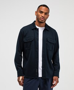 Heren overshirt blauw