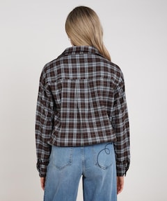 Dames blouse bruin