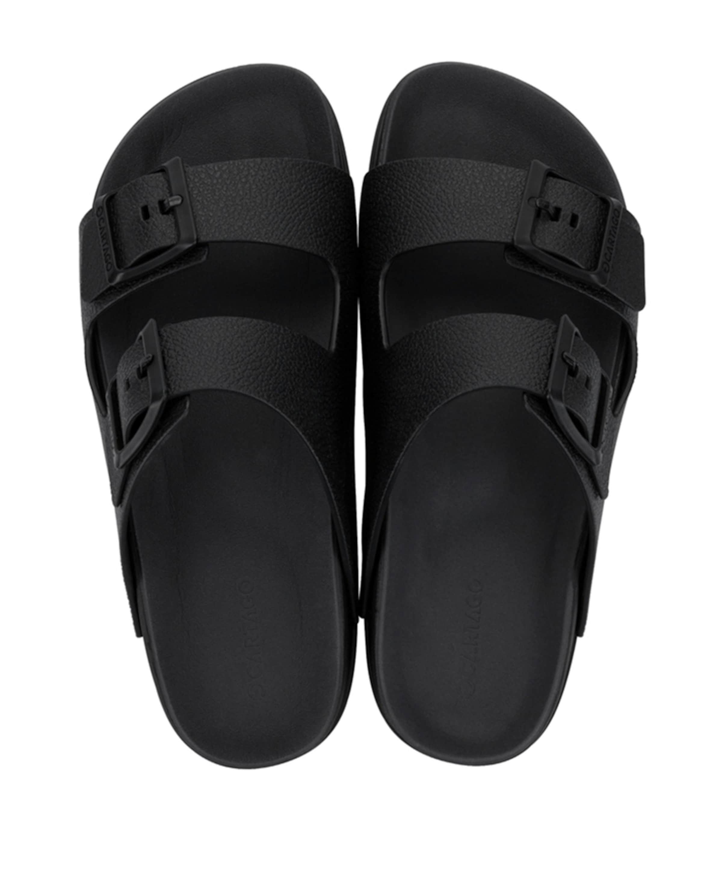 Cartago Milao Plus  heren slipper zwart