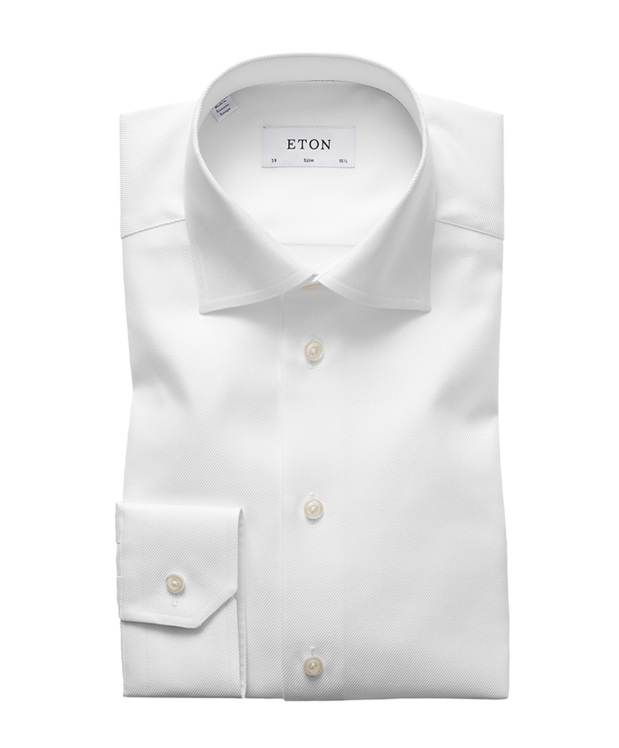 Heren overhemd lange mouw wit