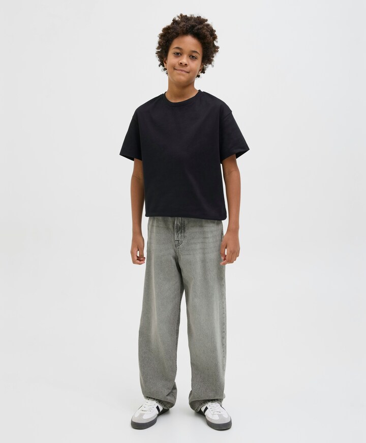 JJIALEX JJORIGINAL AKM 554 NOOS JNR jongens jeans grijs
