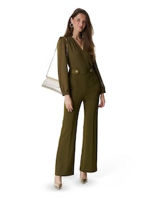 dames jumpsuit groen