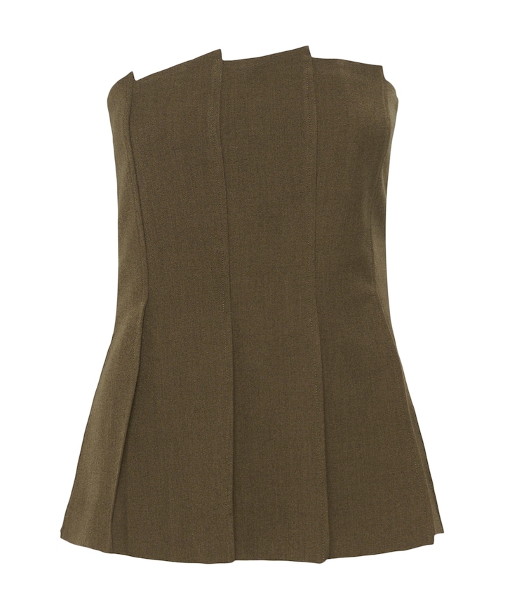 Dames gilet groen