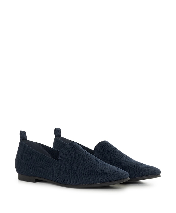 dames loafers blauw