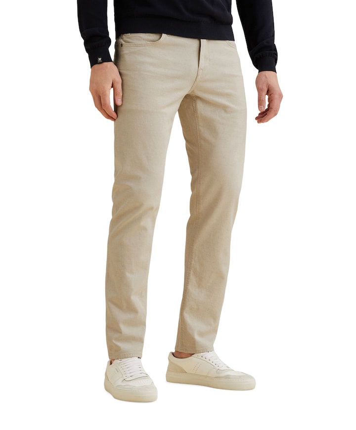 V7 RIDER 2.0 LINEN STRETCH TWILL heren broek beige