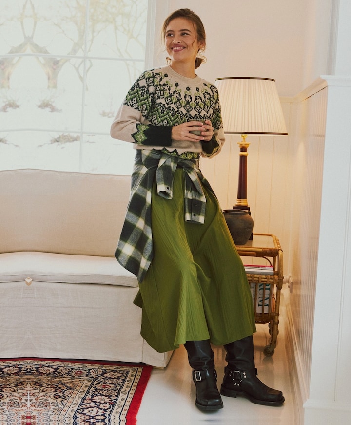 Dames rok groen
