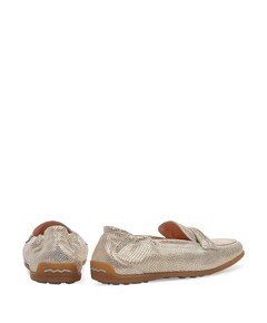 dames loafers goud