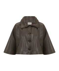 Dames cape bruin