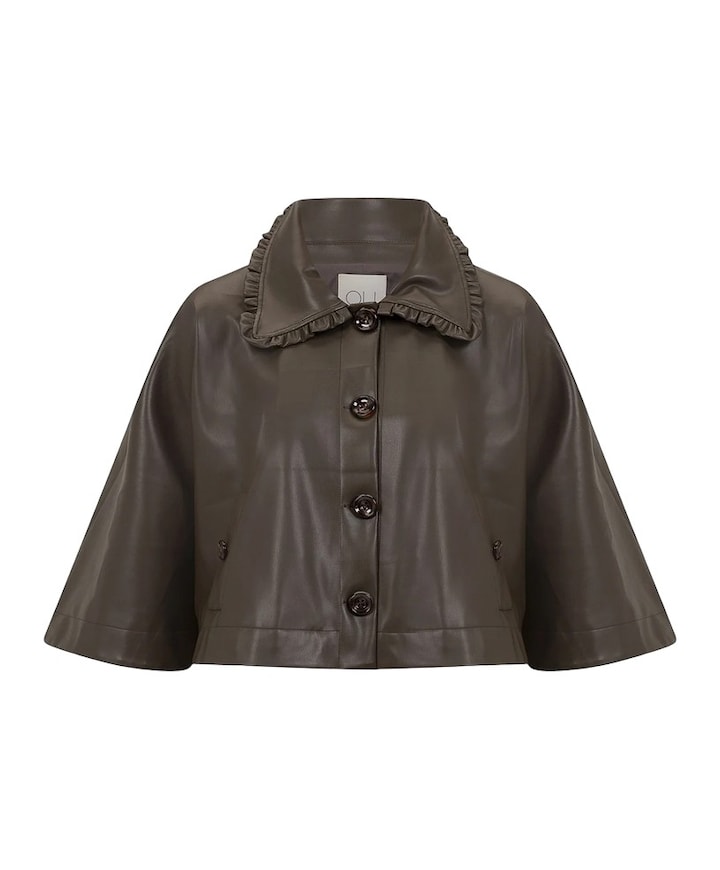 Dames cape bruin
