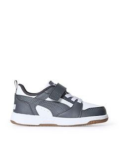 Puma Rebound V6 Lo AC+ Inf jongens sneakers grijs