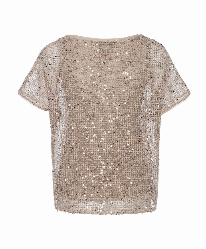 Dames top beige
