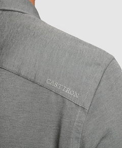 Heren overhemd lange mouw blauw