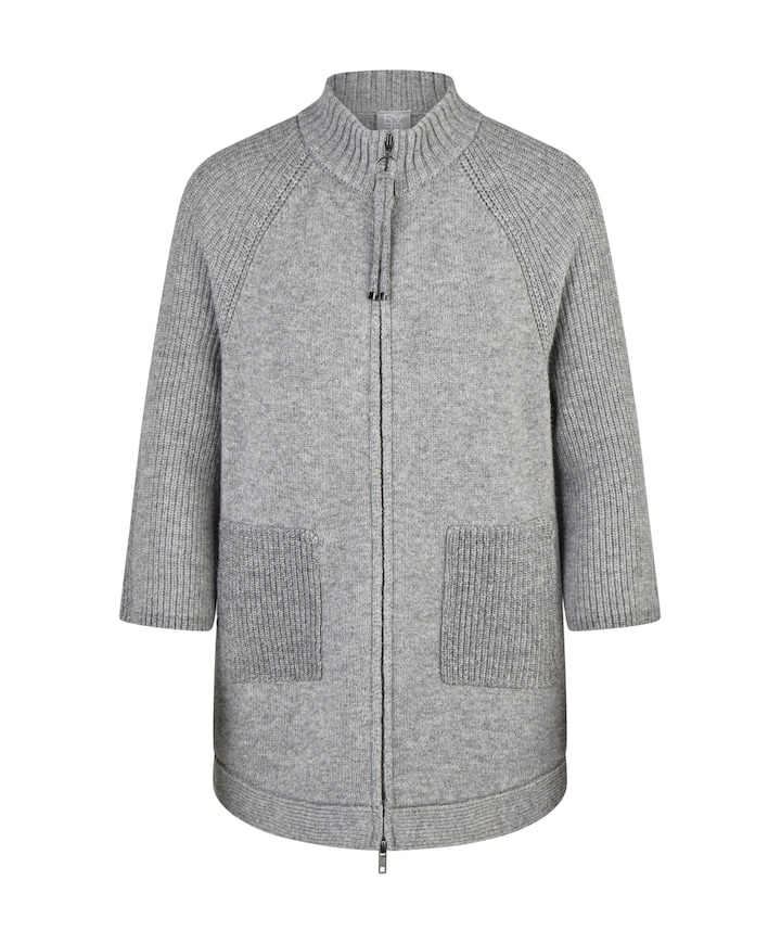 Dames vest grijs