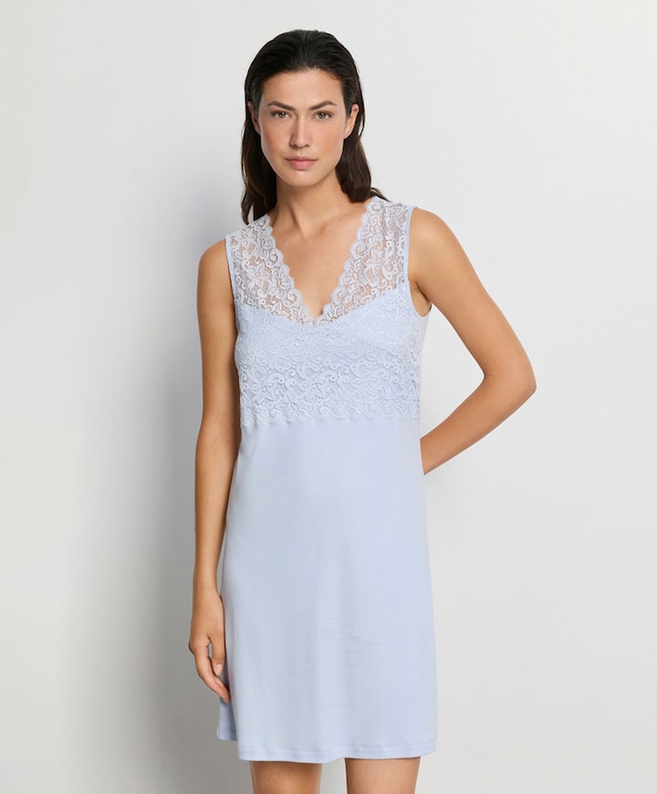 Dames nachthemd blauw