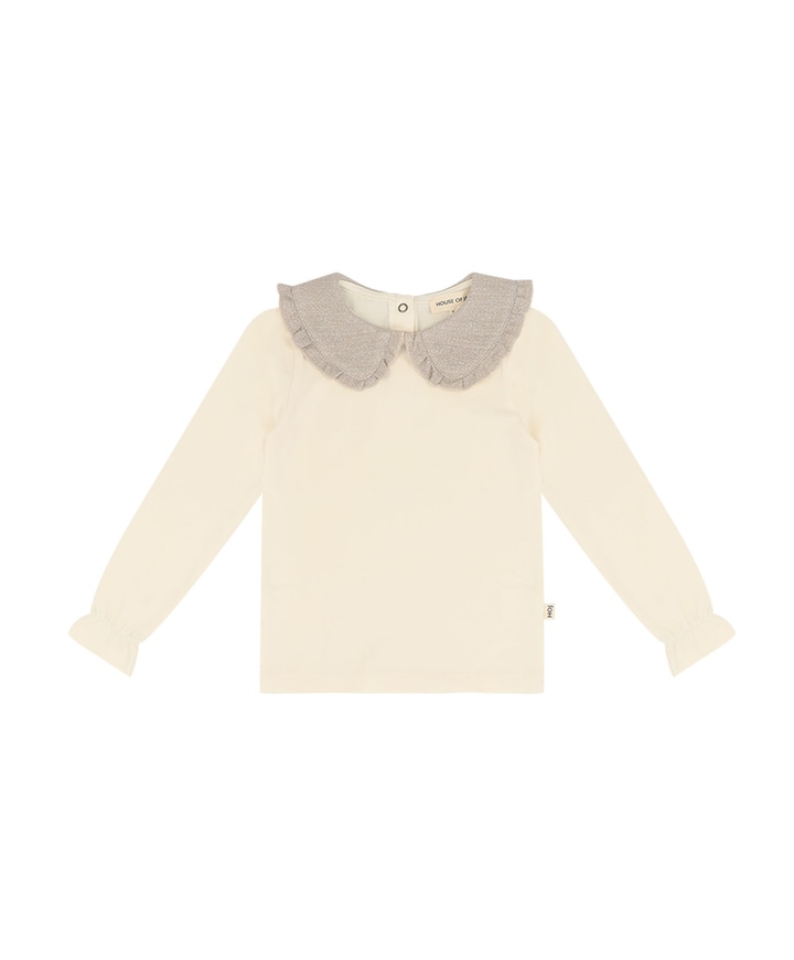 Meisjes longsleeve beige