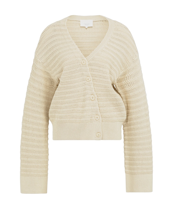 Dames vest beige