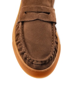 heren moccasins bruin