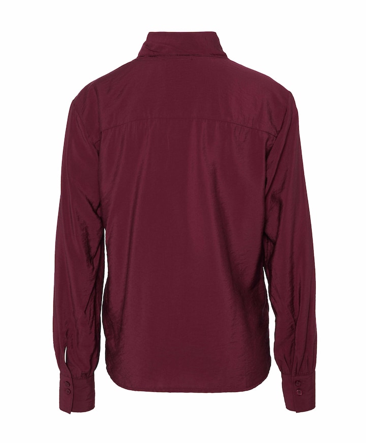 Dames blouse bordeaux