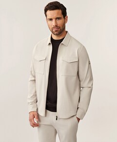 Heren overshirt beige