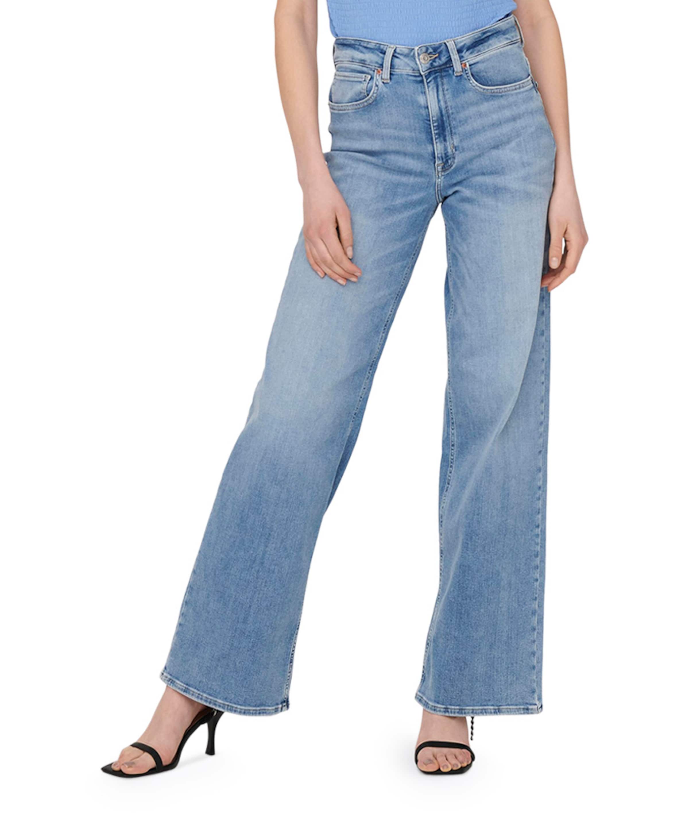 ONLMADISON BLUSH HW WIDE DNM CRO371 dames jeans blauw