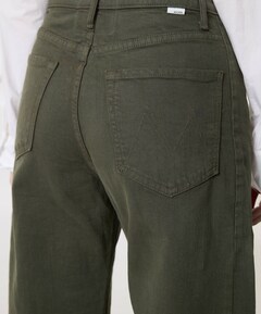 The Half Pipe Flood dames jeans groen