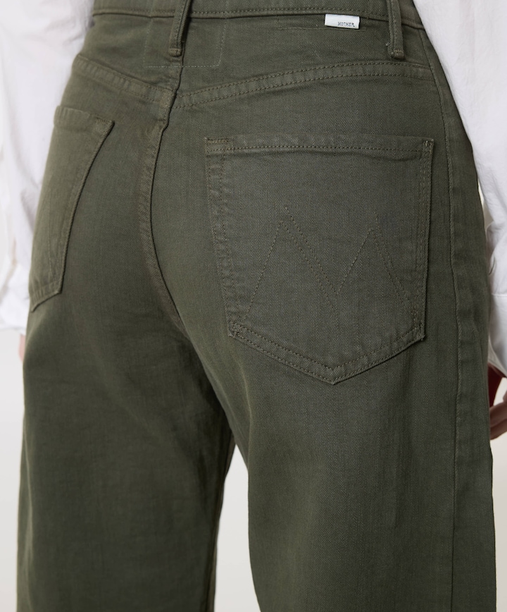 The Half Pipe Flood dames jeans groen