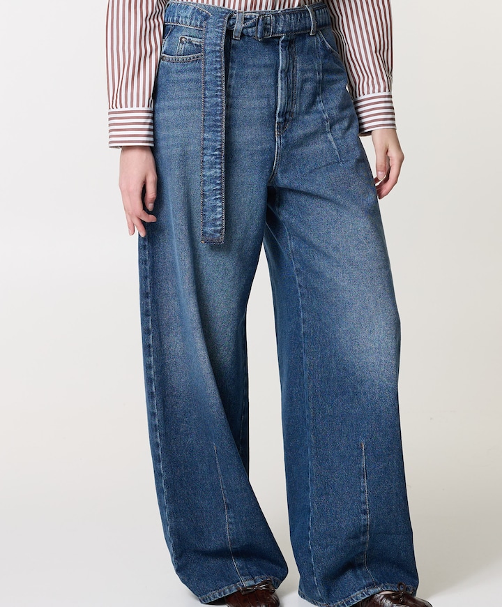 Madia Incaco Puro dames jeans blauw