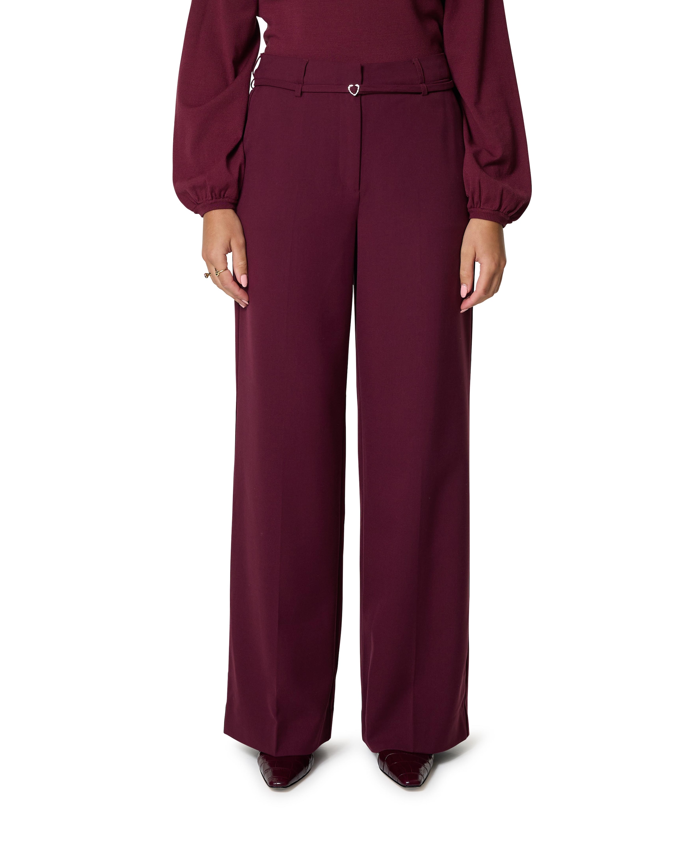 Nelsan broek bordeaux