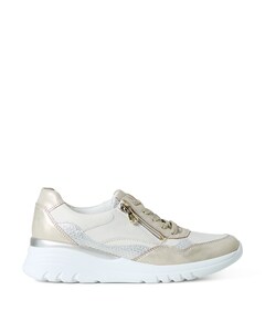 Carla dames sneakers beige