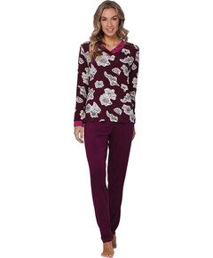 Pyjamaset bordeaux