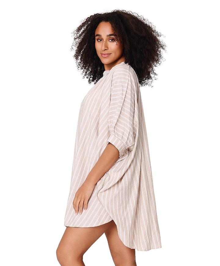 Dames nachthemd beige