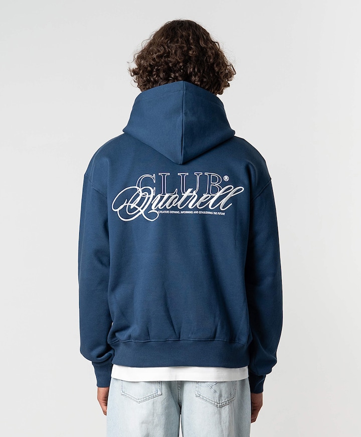 Heren hoodie blauw