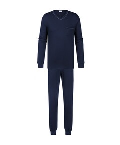 Heren pyjamaset blauw