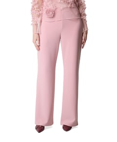 Knit dames broek roze