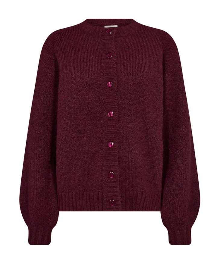 Dames vest bordeaux