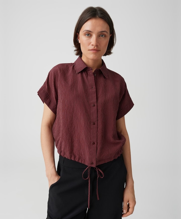 Dames blouse bordeaux
