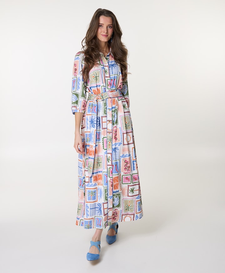 Dames jurk multicolor